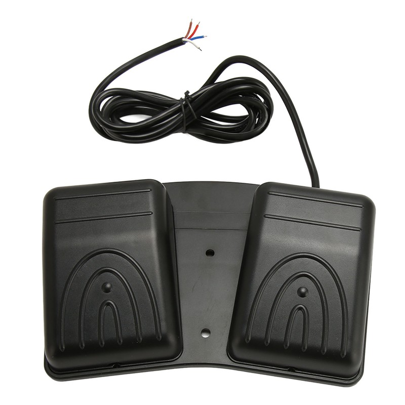 Double Foot Switch High Power Self Locking 2 Wire Foot