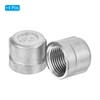 PATIKIL 3/8" NPT Pipe Fitting Cap, 4 Pack 304 Stainless
