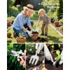 Grenebo Gardening Tools, 10-Piece Garden Tools Gift Set for Women,
