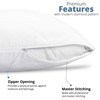 RED COMFORTS Pillow Protector 4 Pack Quilted Microfiber Covers -