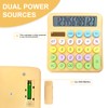 Cute Desktop Calculator, 12 Digits Large Calculator with Clear LCD