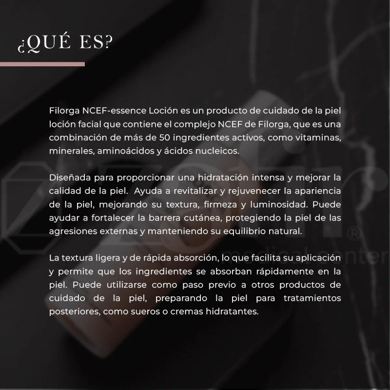 Filorga Ncef Essence Loción Rostro 150ml Hidratante Antiedad Ácido Hialurónico