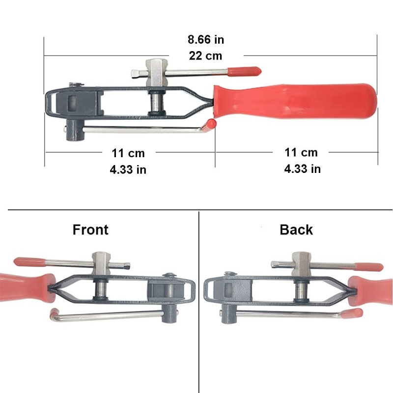 CV Joint Banding Tool with Cutter, Ear Clamp Pliers with