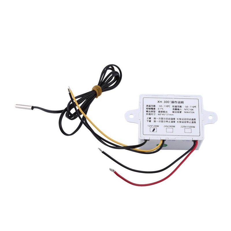 Digital LED Temperature Controller Module, XH-W3001 Thermostat Switch with Waterproof