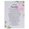 Widdle Celebrations For my Auntie Graveside Memorial Card – TY202
