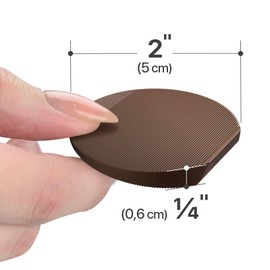 X-Protector Furniture Levelers - 30 PCS 2" - Brown Rubber Shims for Leveling - Multi-Purpose Leveling Feet to Prevent Furniture from Wobbling - Good for All Kinds of Furnishings!