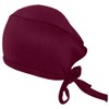 MediChic Stretch Unisex Scrub Cap, Wine, One Size