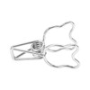 100pcs Binder Clip Hollow Cartoon Bear Long Tail Metal Paper