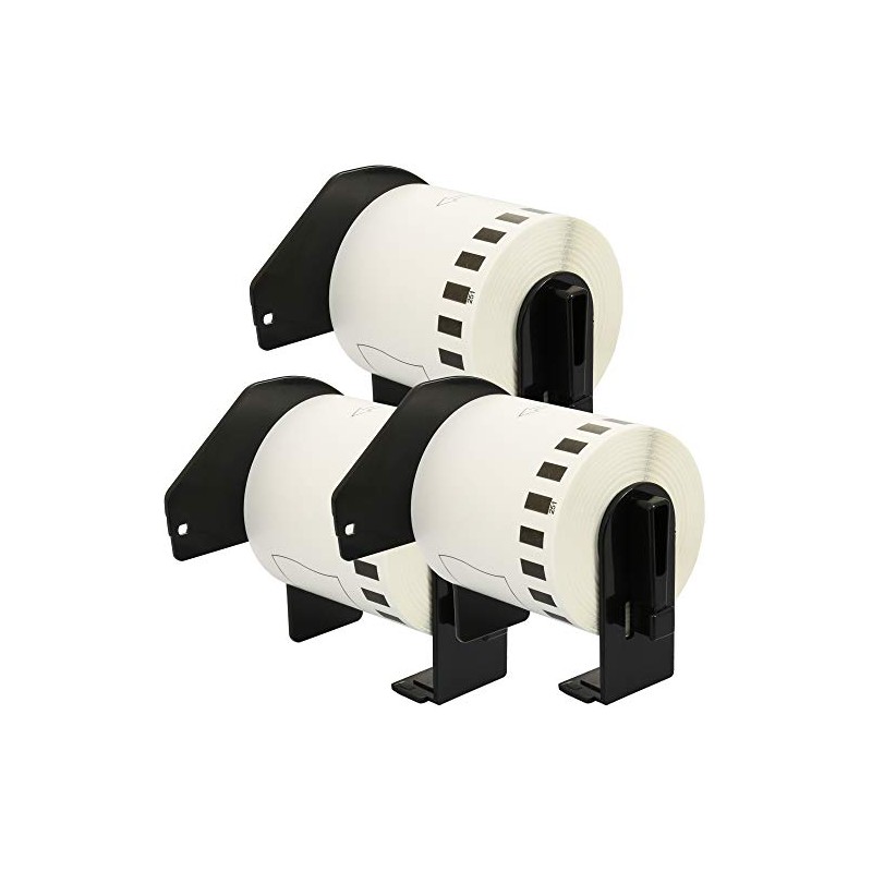 3 Rolls DK22251 DK-22251 62 mm x 15.24 m Continuous