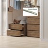 woodtalks Stackable 2 Drawer Dresser, Multi-Purpose Storage Closet Cube Dressers