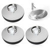 Pack of 3 Drain Plugs, Rubber Plugs, Washbasin, Bath Plug