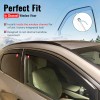 Fits 23-25 Lexus RX500h In-Channel Window Visors Vent Rain Guards