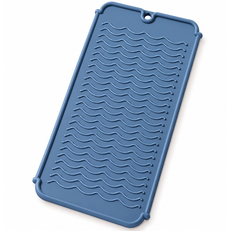 Silicone Heat Resistant Mat for Hair Styling Tools – Flexible