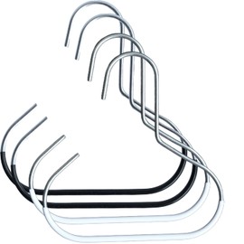 Hat Hanger,4 Pack Hat Storage for Baseball Caps,Scarf Hangers, Metal Non-Slip Hat Organizer for Ties Scarves Belts Tank Ties Tops Hat Hooks(White Black)