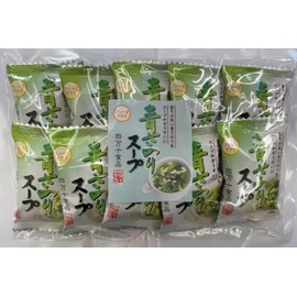 Shimanto Foods Blue Seaweed Soup, 0.2 oz (7.5 g) x 10 Serving Bags/Bag