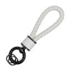 Kirakira Punpummaru Leather Key Chain Braided Key Leather Strap for