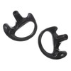 TEHAUX 1 Pair Interphone Replaceable Rubber Earpiece Inserts for Comfortable