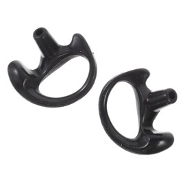 TEHAUX 1 Pair Interphone Replaceable Rubber Earpiece Inserts for Comfortable Noise Reduction Lightweight Compact Design for Tube Audio Kits Suitable for All Ear