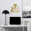 Decal Stickers of Wild Thing (Metallic Gold) (Set of 2)