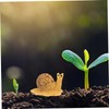 Operitacx 12pcs Micro Landscape Snail Alien Snail Statue Gnomes Garden