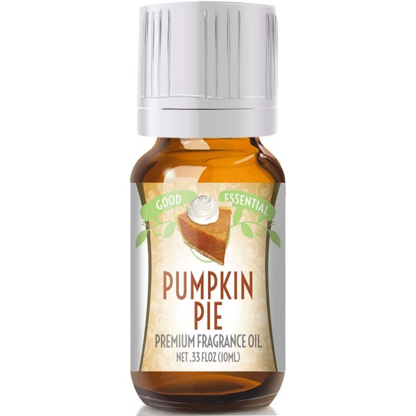 Pumpkin Pie Scented Oil by Good Essential (Premium Grade Fragrance Oil) - Perfect for Aromatherapy, Soaps, Candles, Slime, Lotions, and More!