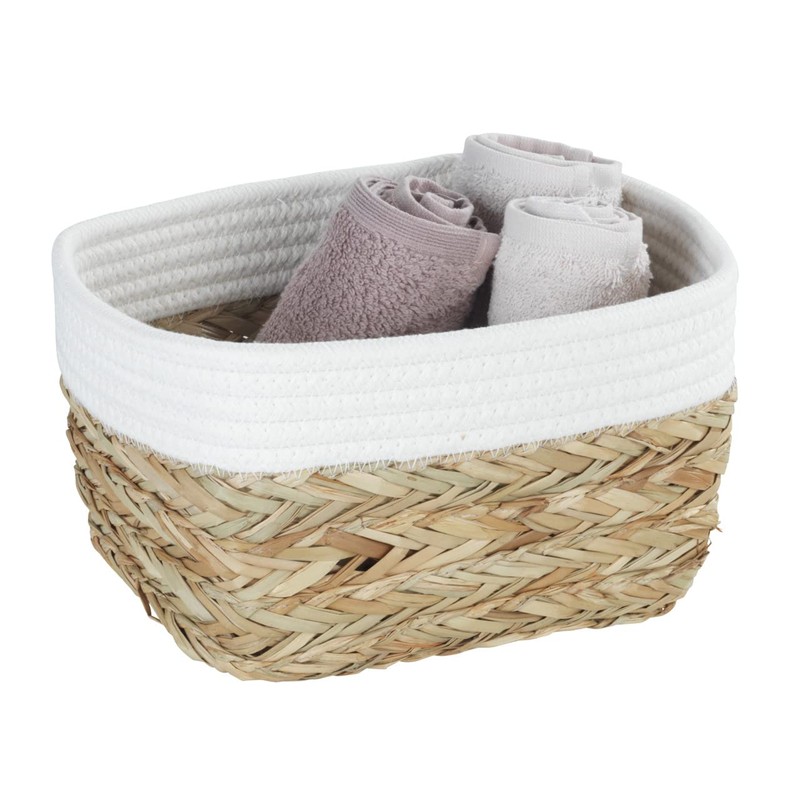 Rika Storage Basket M White