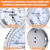 Tinoaly 2 in 1 Sauna Thermometer Hygrometer Fahrenheit Indoor Humidity