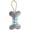 HUNTER Salima Dog Toy for Puppies, Bone, Grey, 18 cm
