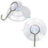 com-four® 40x suction cup holder, multi-purpose hook with metal hook