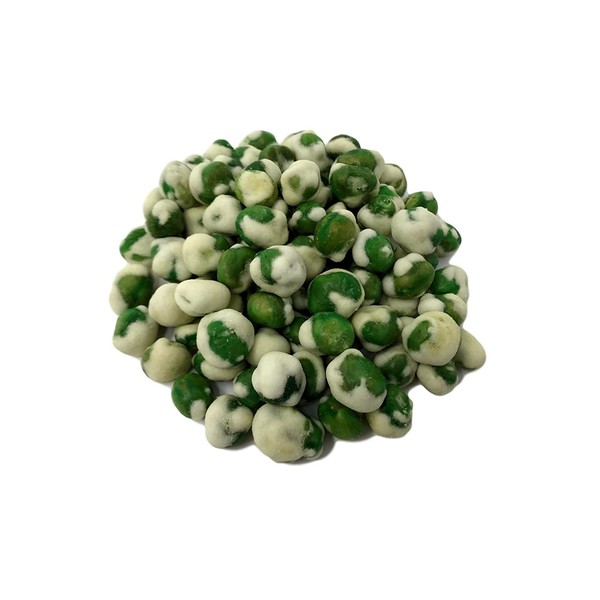 NUTS U.S. - Wasabi Coated Green Peas, Crunchy & Spicy in Resealable Bag (3 LBS)