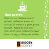 BIGGBY Toasted Coconut Flavored Ground Coffee, 12 oz Vacuum Sealed