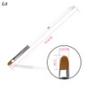 KADS Nail Brush Gel Nail Brush Soft Nylon Tip Round