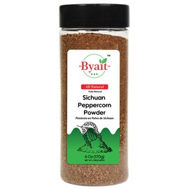 Byait Sichuan Peppercorn Powder 6 Oz, Fine Ground Szechuan Pepper for Numbing and Tingling Taste, Premium Quality for Cooking, Seasoning, and Flavoring
