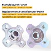 M MATI Rear Left&Right Axle Wheel Hub for Yamaha Big