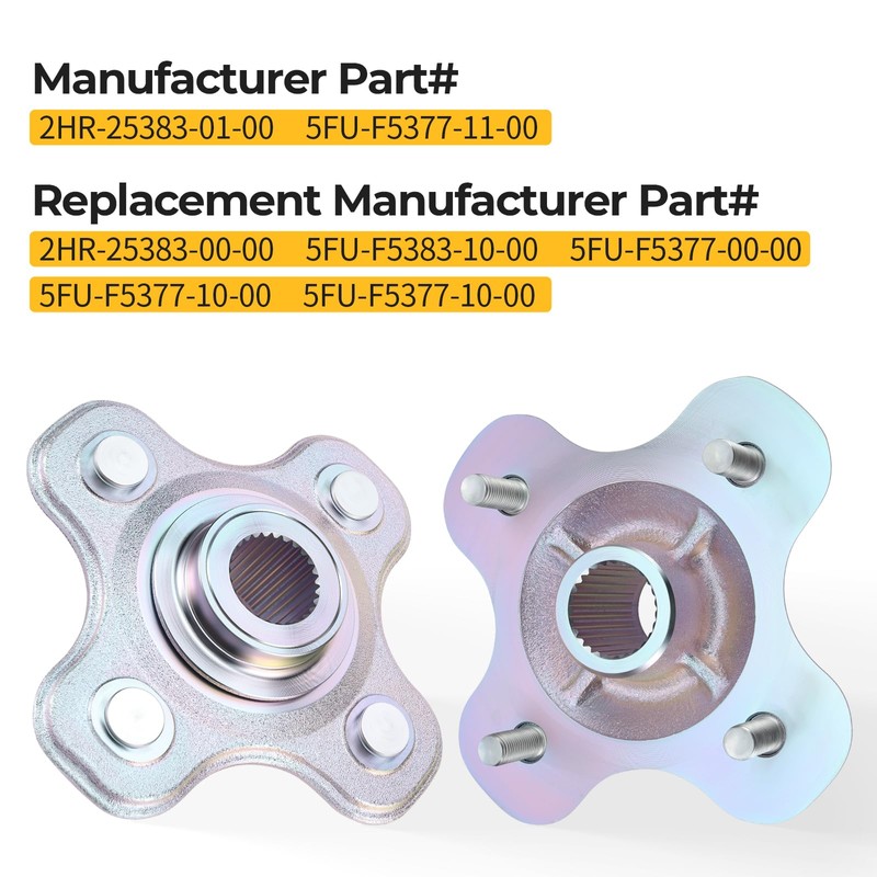 M MATI Rear Left&Right Axle Wheel Hub for Yamaha Big