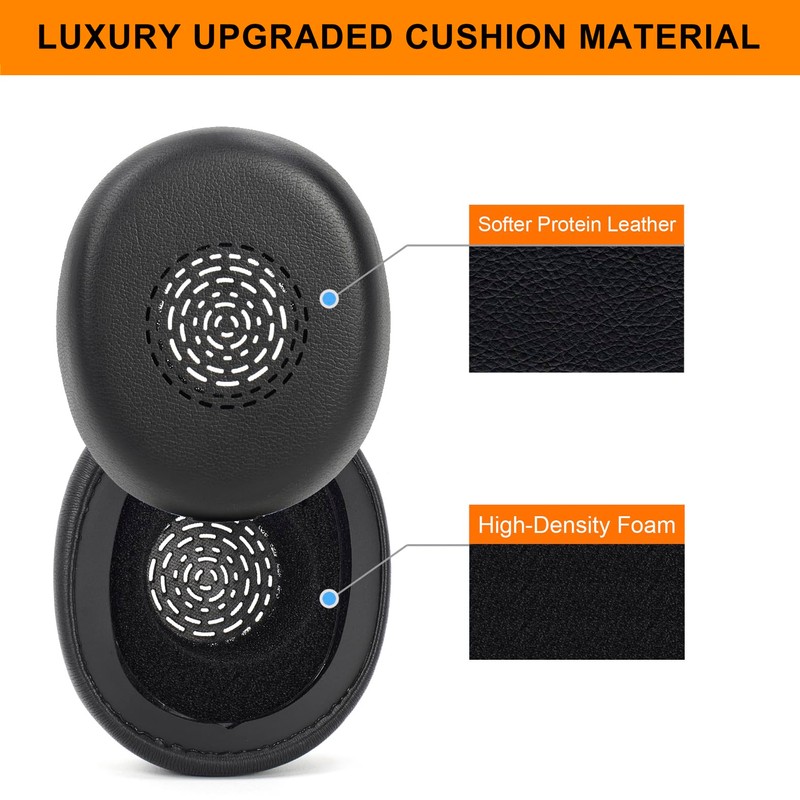 Evolve Replacement Ear Pads Compatible with Jabra Evolve 10 Wired