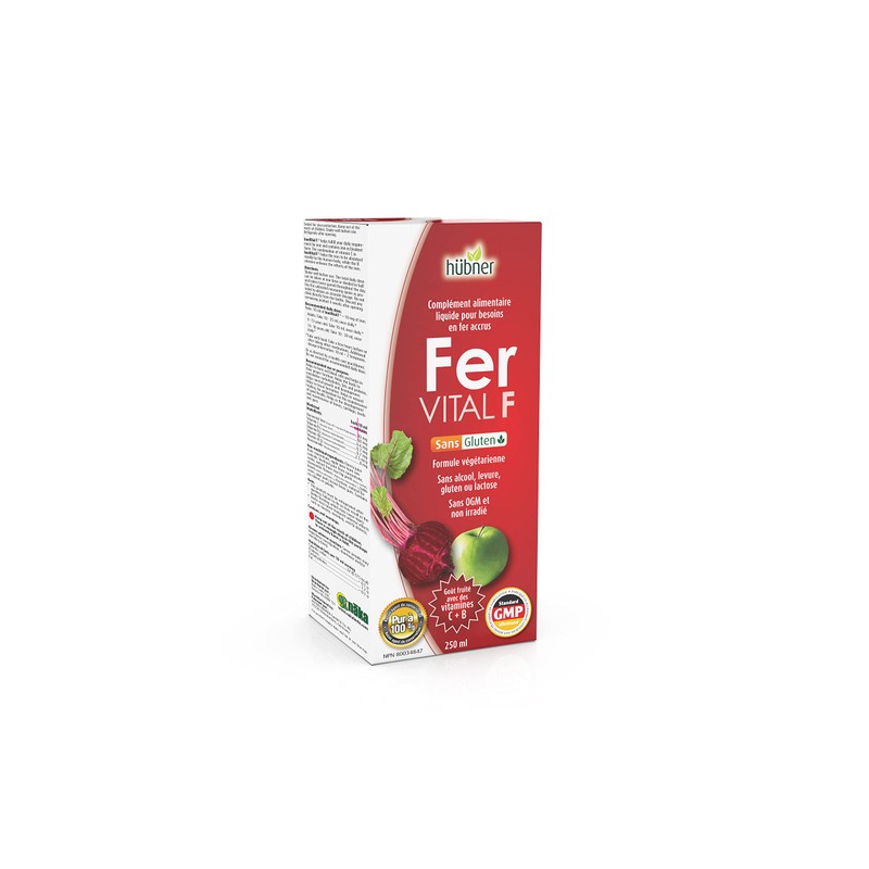 Hubner Iron Vital F, 100% PURE, Fruit flavour with Vitamin
