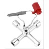 Llave Para Tablero/gabin Eléctrico Universal Metalica 6 En 1