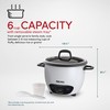Aroma Housewares 6-Cup (Cooked) (3-Cup UNCOOKED) Pot-Style Rice Cooker (ARC-743G)
