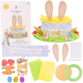 Toyland® Peter Rabbit Easter Bonnet Craft Set - Tissue Paper, Cardboard & Decorations Included - Easter Arts & Crafts