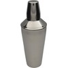 Rink Drink 3 Piece Manhattan Cocktail Shaker, Built in Strainer,