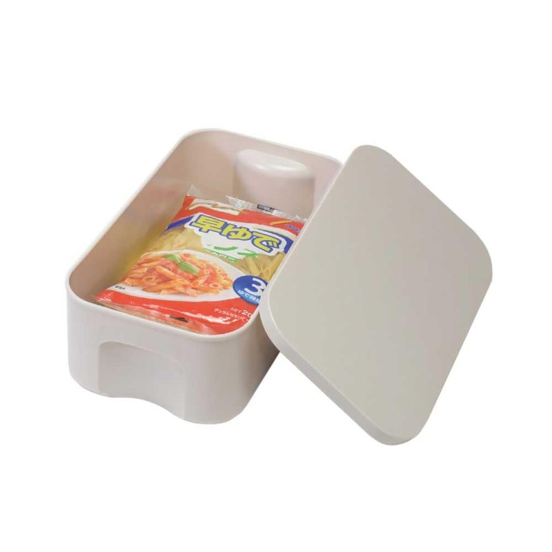 Liberty Corporation Soft Storage Box with Lid, S, Warm Gray