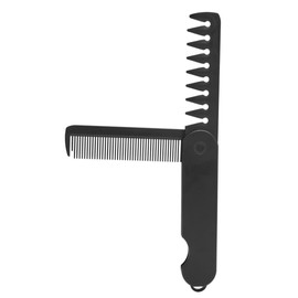 BIUDECO Compact Travel Hairbrush Beard Comb for Men Oil Comb Wide Teeth for Grooming and Styling