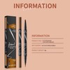 2-in-1 Waterproof Eyebrow Pencil – Dual-Ended Brow Pen with 4-Fork