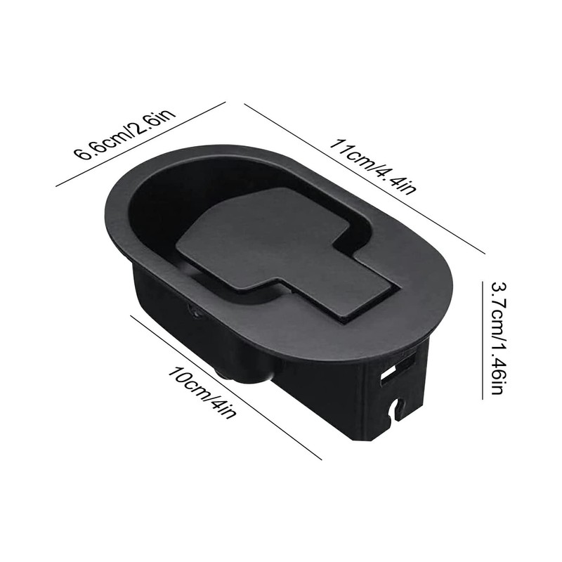 Recliner Replacement Parts,2PCS Universal Black Metal Pull Recliner Handle,Sofa Chair