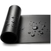 Black Plastic Roll 12x96x0.04inch, Hard Polypropylene Flexible Plastic Sheet into