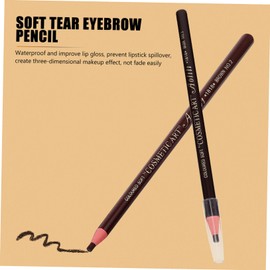 Ipetboom 10pcs Waterproof Brow Drawing Pens Portable Eyebrow Pencils Stylish Makeup Tools for Women