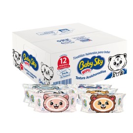 Toallitas Húmedas Para Bebé Baby Sky Animalitos 960 Toallas