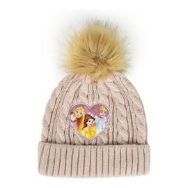 CERDÁ LIFE'S LITTLE MOMENTS | Cappello Lavorato a Maglia Princess Tessuto Morbido e Caldo - Cappello Lavorato a Maglia Princess Design Unico Licenza Ufficiale