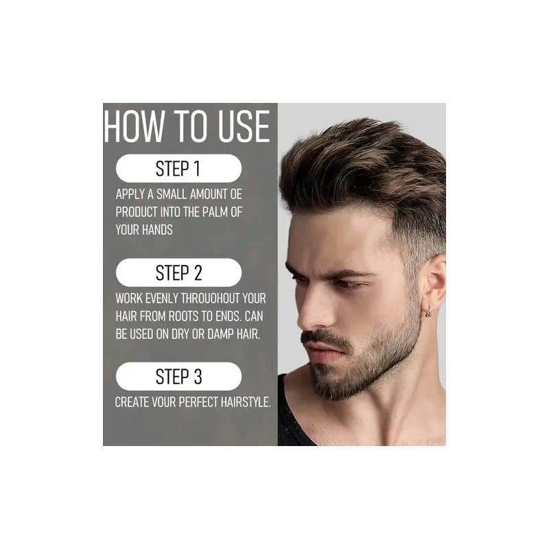 Pomada Para Cabello Fijación Y Estilo Acabado Natural